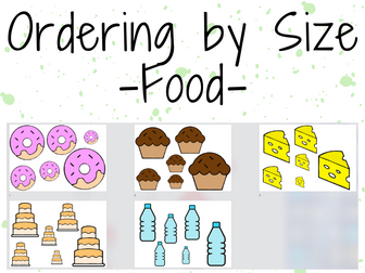 Ordering by Size (Food)