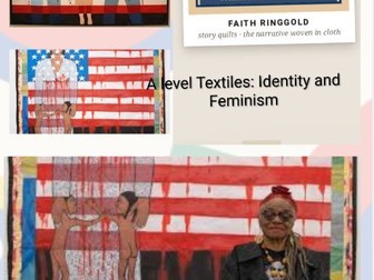 A level Textiles: Feminist Art Themes