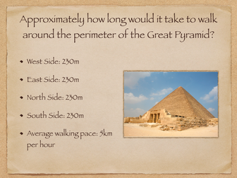 Ancient Egypt/Rome Numeracy Starter
