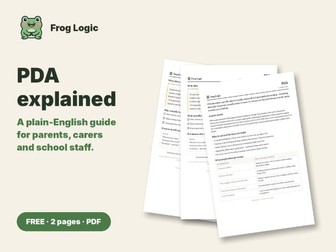 PDA (Pathological Demand Avoidance) Guide