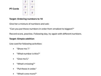 Maths intervention pack