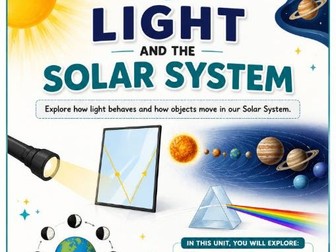 Grade 6 Science – Light and solar system | The Moon and Its Movement | Space Science Worksheet