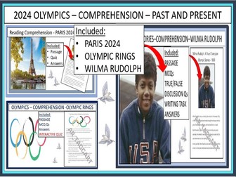 PARIS 2024 - COMPREHENSION - OLYMPICS PAST AND PRESENT