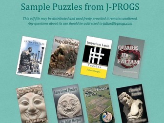 Free Puzzles for Latin and Greek