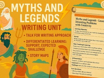 Greek Myths and Legends Writing Year 5/6
