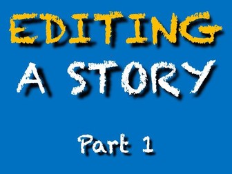 Editing a Story in Year 4