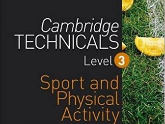 Unit 8 Organisation of Sports Events - Cambridge Technicals Level 3 sport
