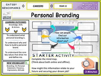 Personal Branding - Careers Lesson