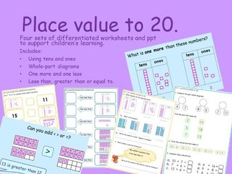 Place value in numbers to 20