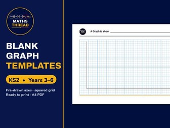 Blank graph templates for KS2 Maths