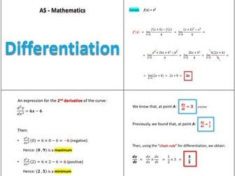 PPT – Differentiation – AS Pure Mathematics