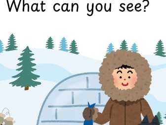 Winter Early Writing - What can you see?