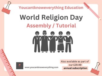 World Religions Day Assembly / Tutorial 2025