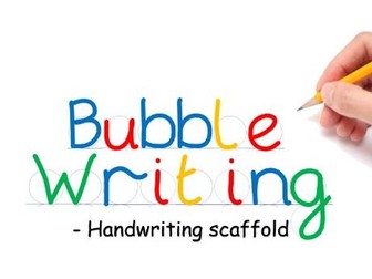 Bubble Writing - Numbers **NON-CURSIVE**