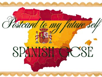 Postcard to future self - Spanish GCSE
