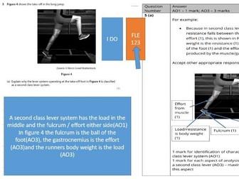 EDEXCEL GCSE PE 2.1 / 2.2 LEVER SYSTEMS & PLANES & AXES OF MOVEMENT - FULL UNIT