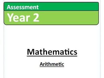 Editable Maths assessment paper Year 2