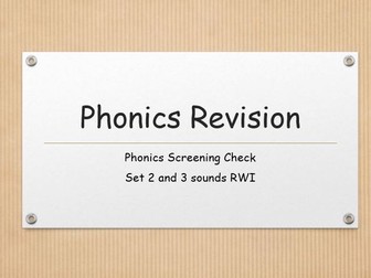 Phonics Screening Practise ALL SOUNDS