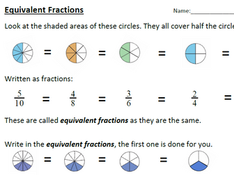 Equivalent Fractions