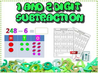 Subtraction from a 3 digit number