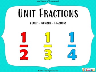 Unit Fractions - Year 2