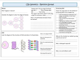 CB3 Genetics Revision Spread