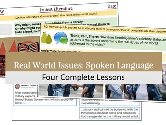 Real-World Issues: Spoken Language Bundle