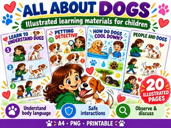 About Dogs | Illustrated Classroom Resource Pack + Teaching Guide Bonus