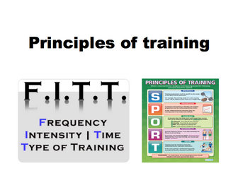 Principles of training/ training principles FITT and SPOR BTEC SPORT/ GCSE PE PRINCIPLES OF TRAINING