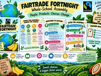 Fairtrade Fortnight Assembly | Whole-School PowerPoint & Teacher Guide