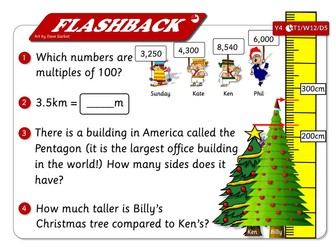 Y4 Maths Flashbacks Autumn Term