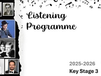 Whole School Listening and Appraisal Scheme KS3