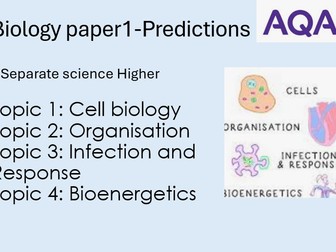 AQA GCSE Biology paper1 key concepts