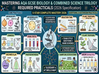 AQA GCSE Biology 10 Required Practicals Pack 2026