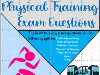 GCSE PE - All Past Paper Questions from all Specs - Physical training