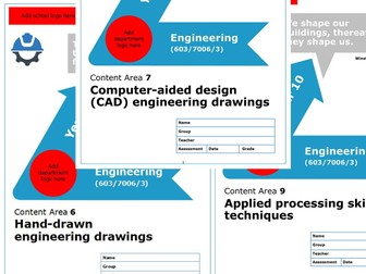 NCFE Engineering - Content Areas 6,7 and 9 - PowerPoints and Student Workbooks Bundle