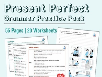 Present Perfect Exercises & Grammar References Mega Pack