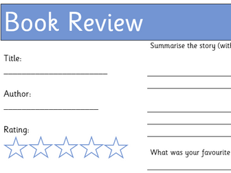 Book review template