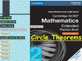COMPREHENSIVE REVISION GCSE ON CIRCLE THEOREMS