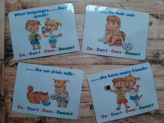 DO / DON'T / DOES / DOESN'T