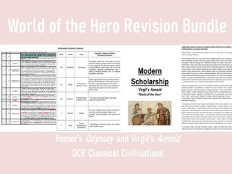 World of the Hero Revision Bundle - Homer's Odyssey and Virgil's Aeneid