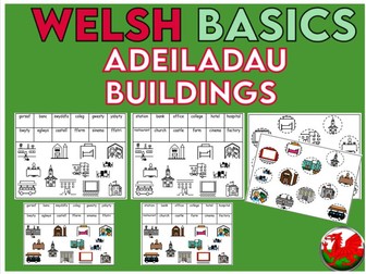 Welsh Basics Buildings Words and Pictures