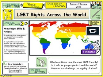 LGBT Rights Across the World  PSHE