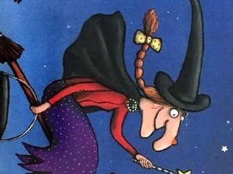 3 lessons Powerpoint / slides on 'Room on the broom' story