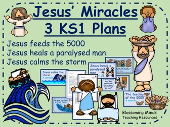 Jesus' Miracles 3 lesson RE unit - KS1