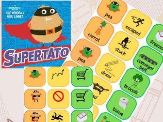 Supertato- colourful semantics- build a sentence