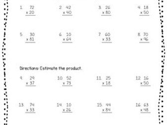 Go Math Chapter 3 Mid Chapter Review Worksheet - Common Core