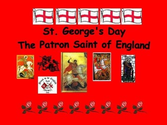 Saint George's Day. The Patron Saint of England.
