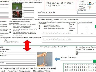 Physical Training XL Learning Mat