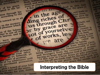 Liberal, Literal Conservative Bible Biblical Interpretation GCSE